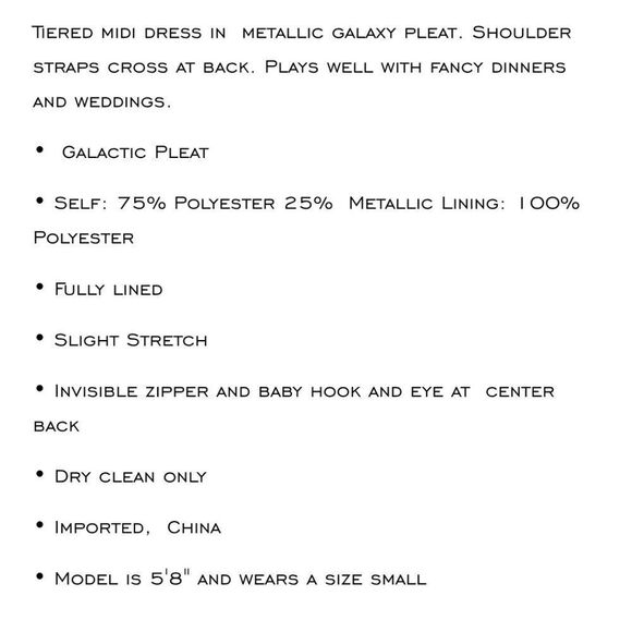 SAYLOR Marika Metaliic Tiered Maxi Dress - Picture 8 of 8